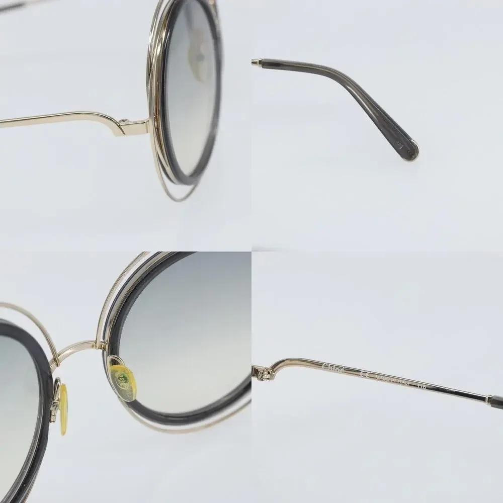Chloe Metal Carlina Sunglasses Black